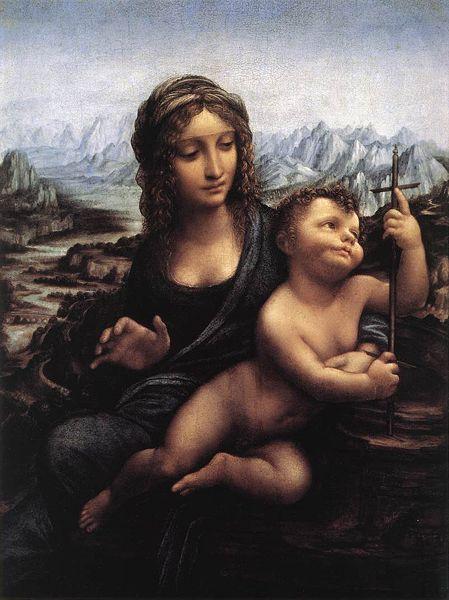 LEONARDO da Vinci Madonna with the Yarnwinder France oil painting art